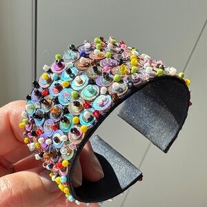 Colorful Beaded Cuff Bracelet